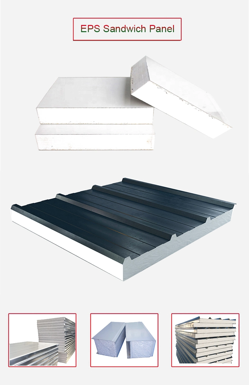 Lightweight Exterior Wall EPS Sandwich Panel 3D Stone Metal Panel for Structure Construction