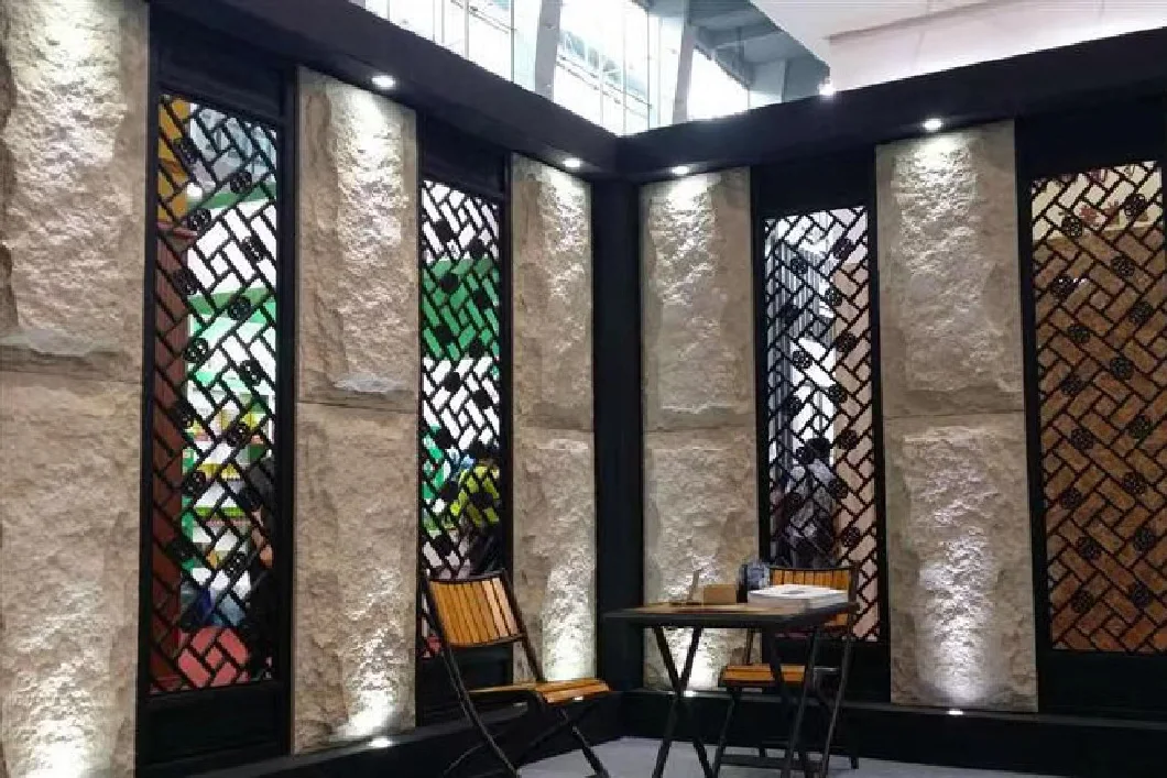 Interior Exterior Polyurethane Culture Wall Panel PU Faux Stone Panel