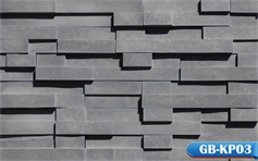 Pedra folheada artificial empilhada de alta qualidade personalizada para parede interior para exportação