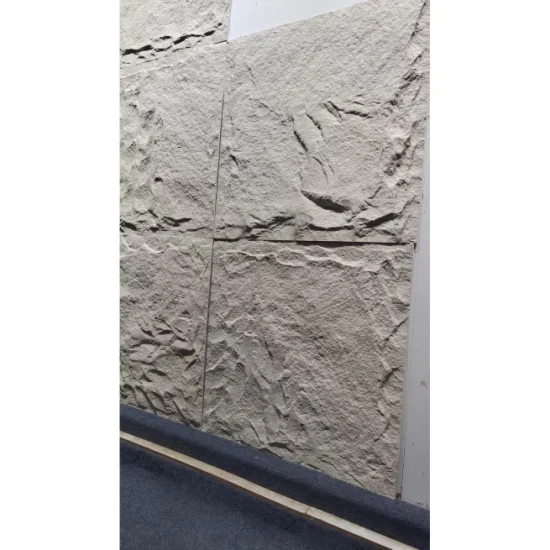 Fábrica diretamente por atacado ao ar livre à prova d'água PU cultura pedra 3D decoração PU painel de parede de pedra PU pedra artificial painel de parede de pedra